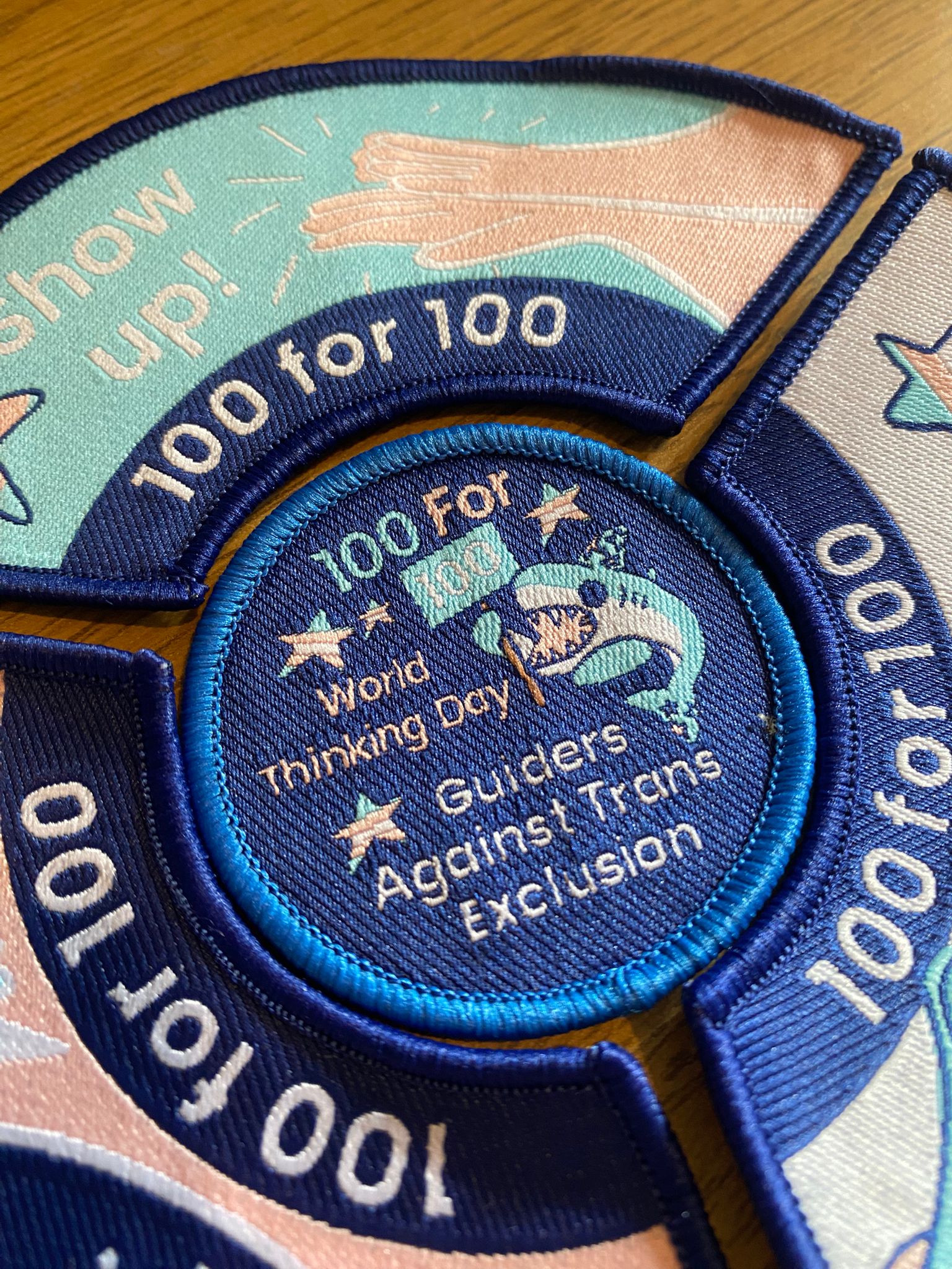 100 for 100 Badge Set